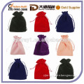 Velvet Drawstring Gift Bag Custom Colorful Pouch Bag